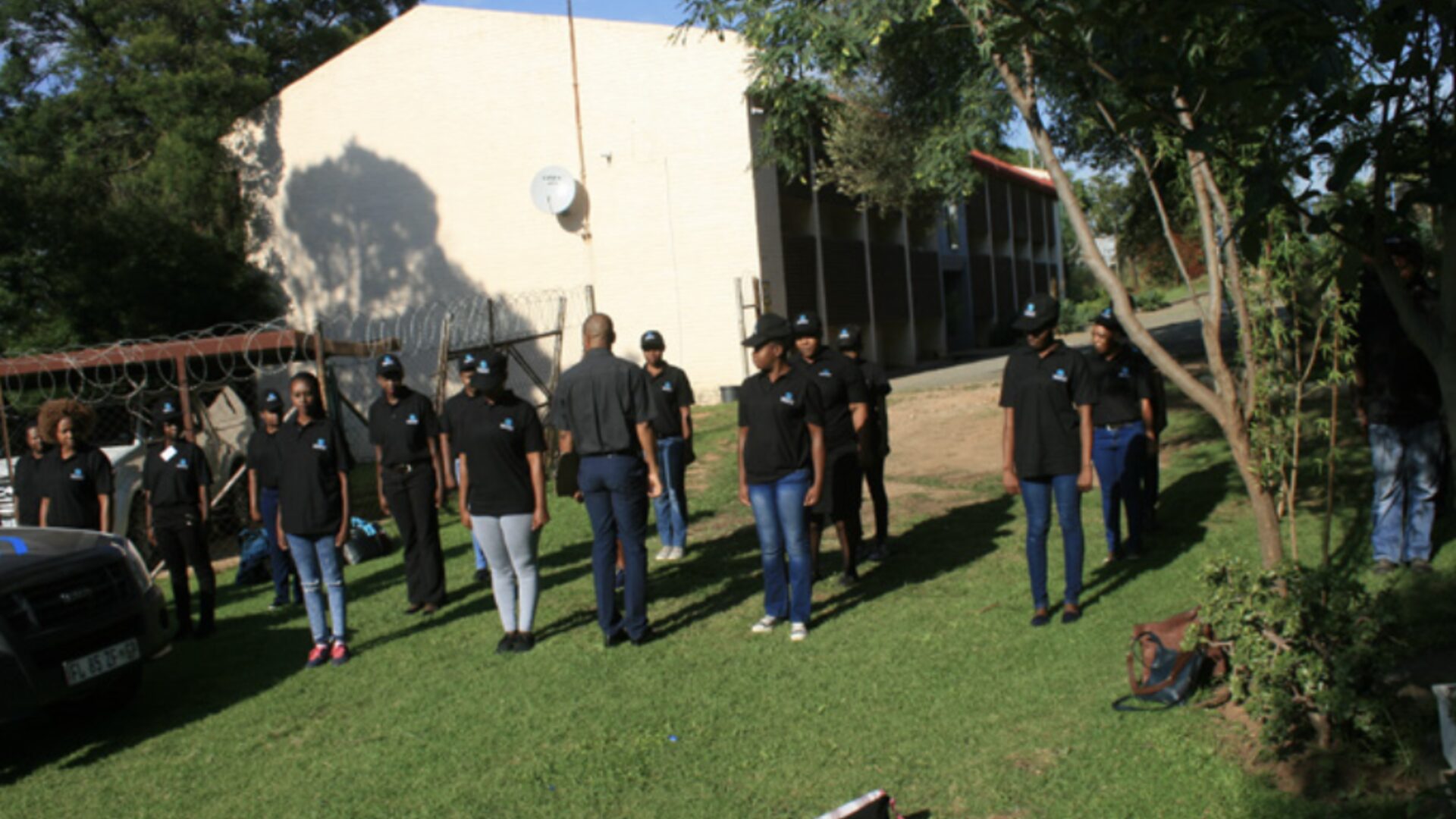 ISS Training Academy learners in formation
